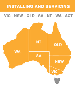 Installing and Servicing VIC - NSW - QLD - SA - NT - WA - ACT